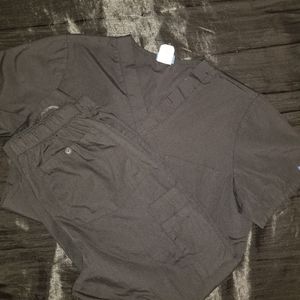 Cherokee - Scrub Top & Bottom, Small, Black